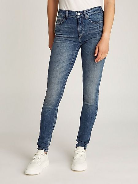 Tommy Jeans Skinny-fit-Jeans "NORA MR SKNY", mit Waschung, mit Logo-Badge günstig online kaufen