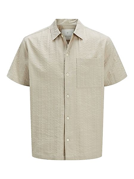Jack & Jones Kurzarmhemd Kubisches Muster, günstig online kaufen