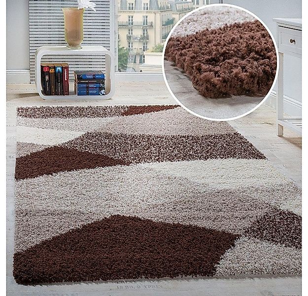 Paco Home Hochflor-Läufer Mango 308, rechteckig, Höhe: 34 mm, Teppich-Läufe günstig online kaufen