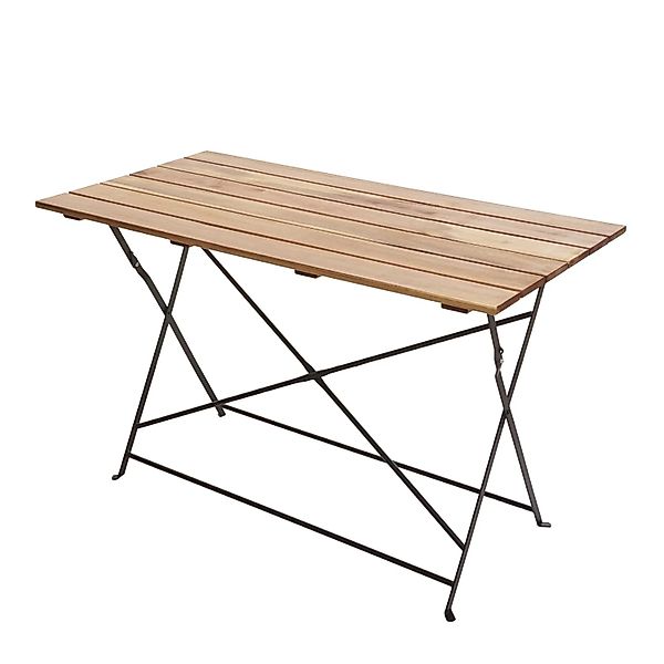 Chefgastro Biergartentisch HxBxT 117x68x71 cm Gastronomie-Qualität Akazie N günstig online kaufen