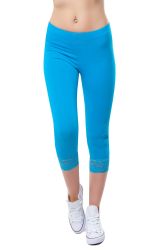 Bongual Caprileggings Leggins kurz mit Spitze günstig online kaufen
