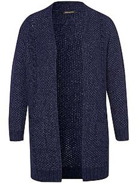 Long-Strickjacke Inkadoro blau günstig online kaufen