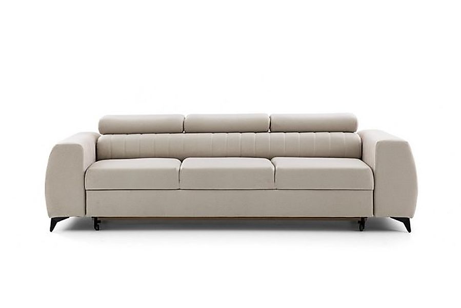 NEXT COLLECTION Sofa Piero, elegante vertikale Nähte, mit Schalffunktion, m günstig online kaufen