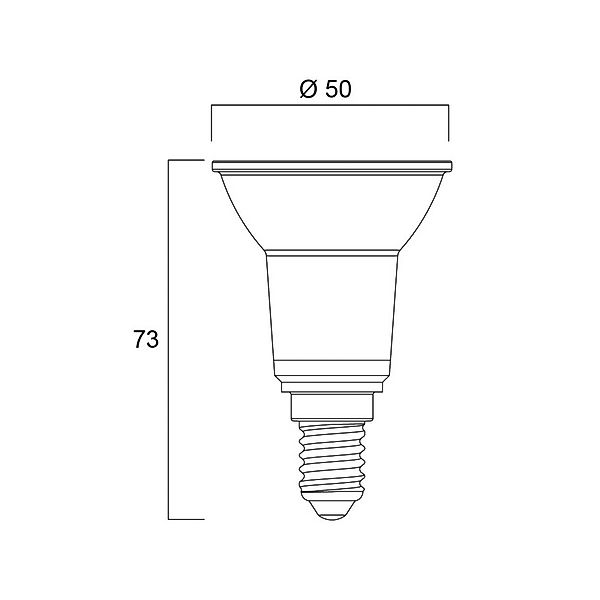 LED-Leuchtmittel RETRO, PAR16, E14, 3,6 W, 840, 345 lm, 36° günstig online kaufen
