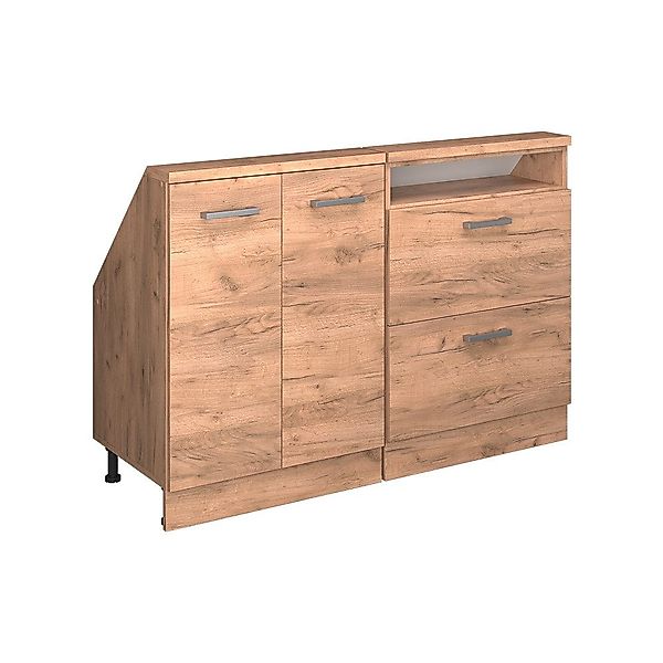 Vicco Unterschrank R-Line, Goldkraft Eiche, 120 günstig online kaufen