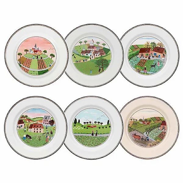 Villeroy & Boch Brotteller »Brotteller Kollektion Design Naif ø 17 cm 6er S günstig online kaufen