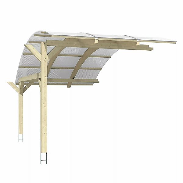 Skan Holz Erweiterung für Carport Schwaben 299 x 630 cm Natur günstig online kaufen