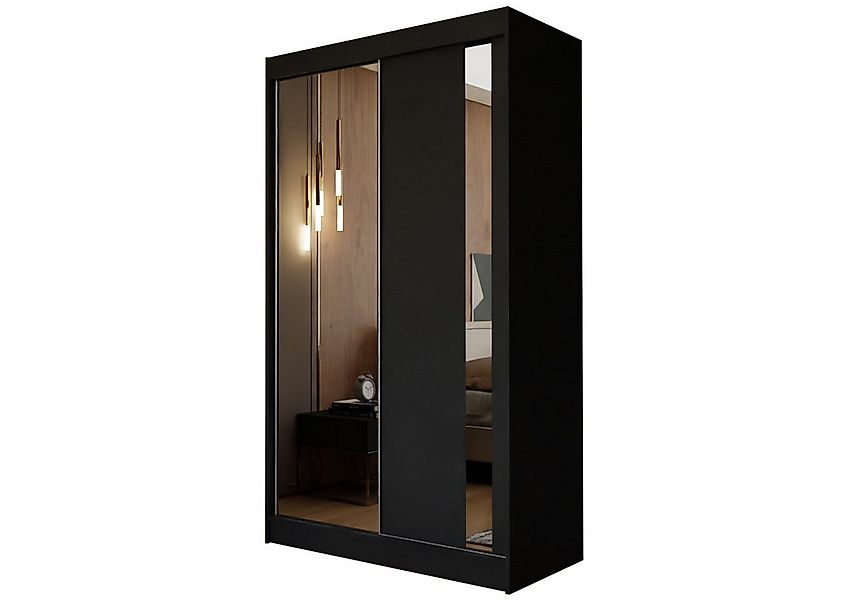 Beautysofa Schwebetürenschrank Gaja (weiß, schwarz, graphit, artisan, Kasch günstig online kaufen