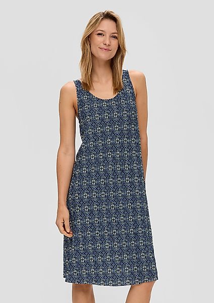 s.Oliver Minikleid Plissiertes Jersey-Kleid im Relaxed günstig online kaufen