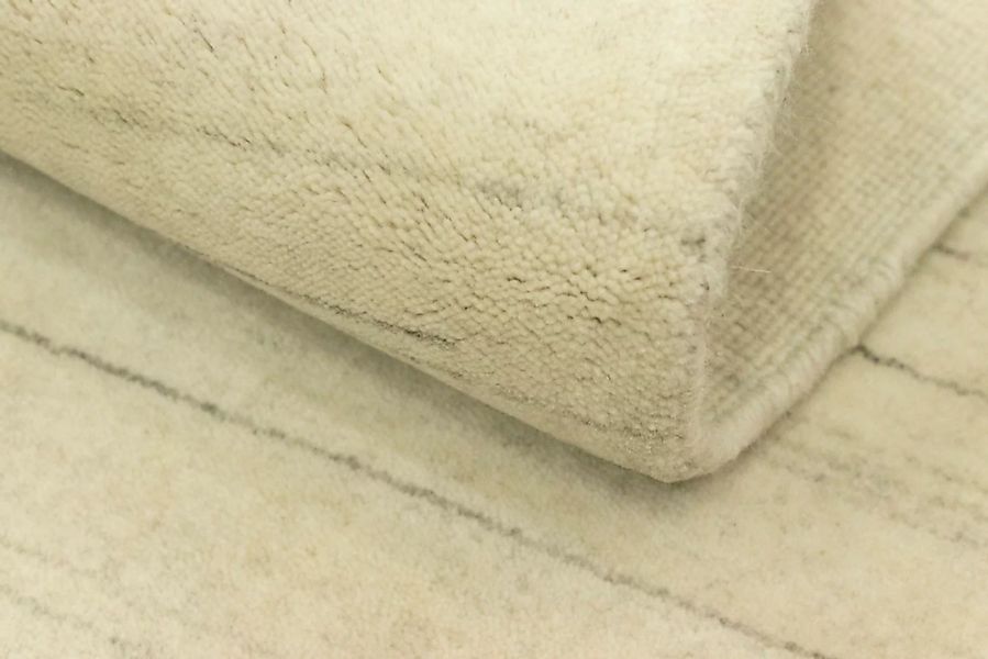 morgenland Wollteppich »Loribaft Teppich handgewebt naturweiß«, rechteckig günstig online kaufen