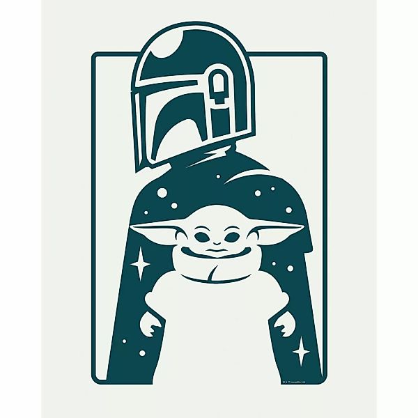 Komar Poster Mandalorian The Child and Father Disney B/L: ca. 40x50 cm günstig online kaufen