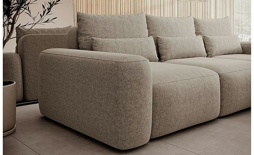 Selsey Ecksofa mit Schlaffunktion Carnos ¦ braun ¦ Maße (cm): B: 264 H: 82 günstig online kaufen