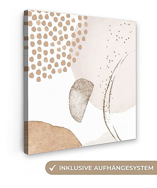 OneMillionCanvasses® Leinwandbild Aquarell - Pastell - Beige - Abstrakt - M günstig online kaufen