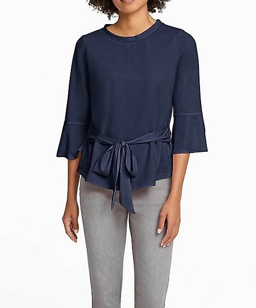 heine Strickpullover LINEA TESINI Damen Designer-Sweatshirt, marine günstig online kaufen