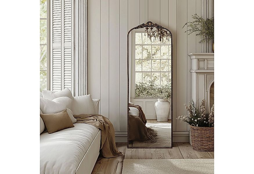 G-LEAF Spiegel Antiker Spiegel im Barockstil mit Metallrahmen von Perlenver günstig online kaufen