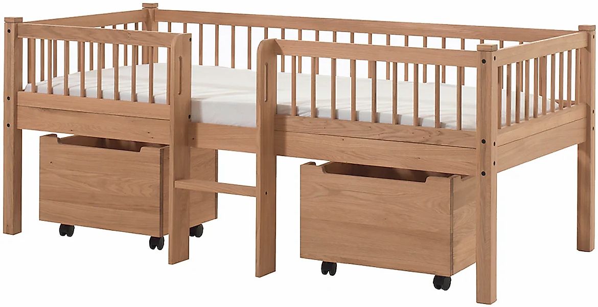 Vipack Massivholzbett "Forrest Made in Europe, stabil und hochwertig gebaut günstig online kaufen