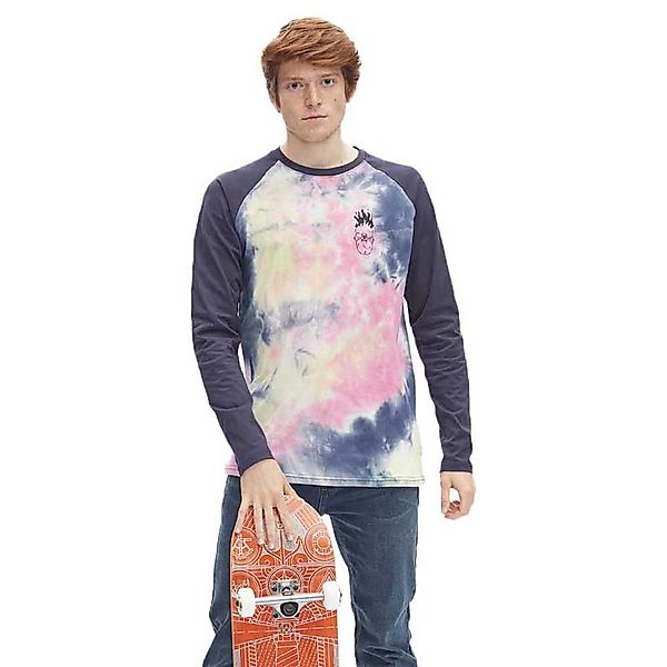 Hydroponic Skate Burn Langarm-t-shirt L Navy / Tie Dye günstig online kaufen