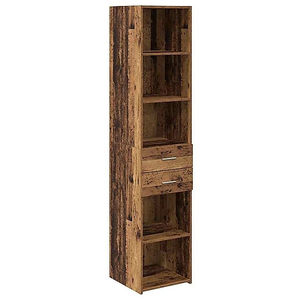 vidaXL Highboard Altholz 40 x 42,5 x 185 cm Holzwerkstoff 3402635 günstig online kaufen