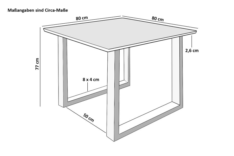 SAM® Esstisch Bern, massives Akazienholz, schweizer günstig online kaufen