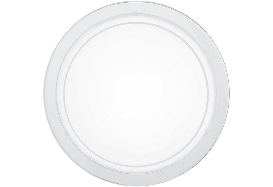 EGLO Deckenleuchte PLANET 1 Deckenlampe, weiß, Stahl, Glas, Küchenlampe, E2 günstig online kaufen