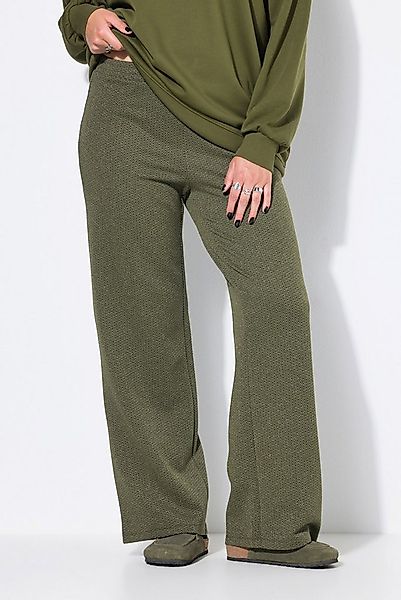 Studio Untold Schlupfhose Hose Wide Legs High Waist Glitzer-Jacquard günstig online kaufen