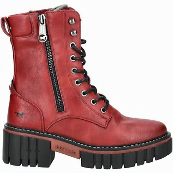 MUSTANG Stiefelette Lederimitat Schnürstiefelette günstig online kaufen