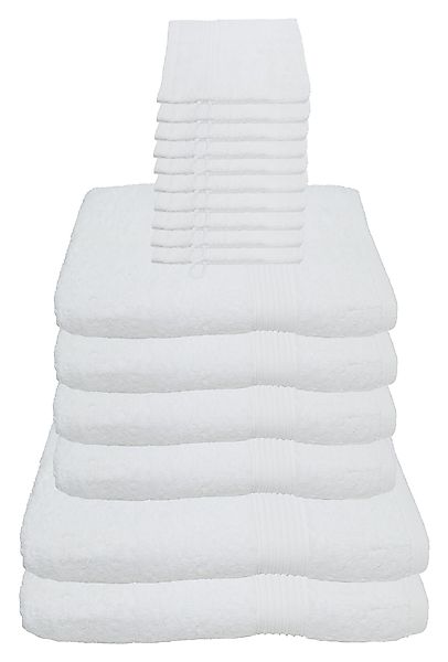 Julie Julsen Handtücher 16-Handtücher-Weiss, Baumwolle (16-St) günstig online kaufen
