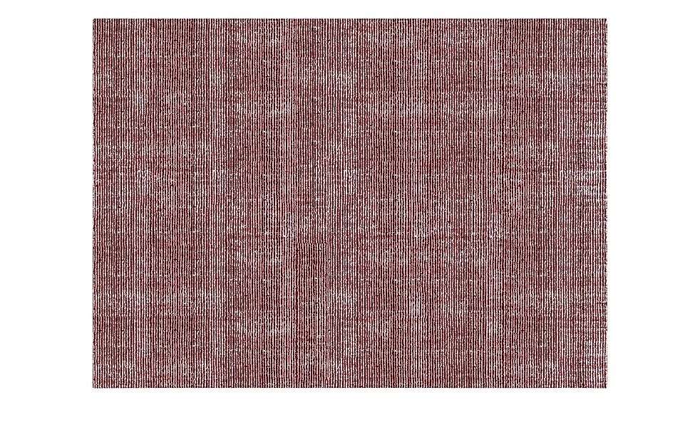 handgewebter Teppich  Mysen ¦ rot ¦ Viskose,Wolle ¦ Maße (cm): B: 90 H: 1,1 günstig online kaufen