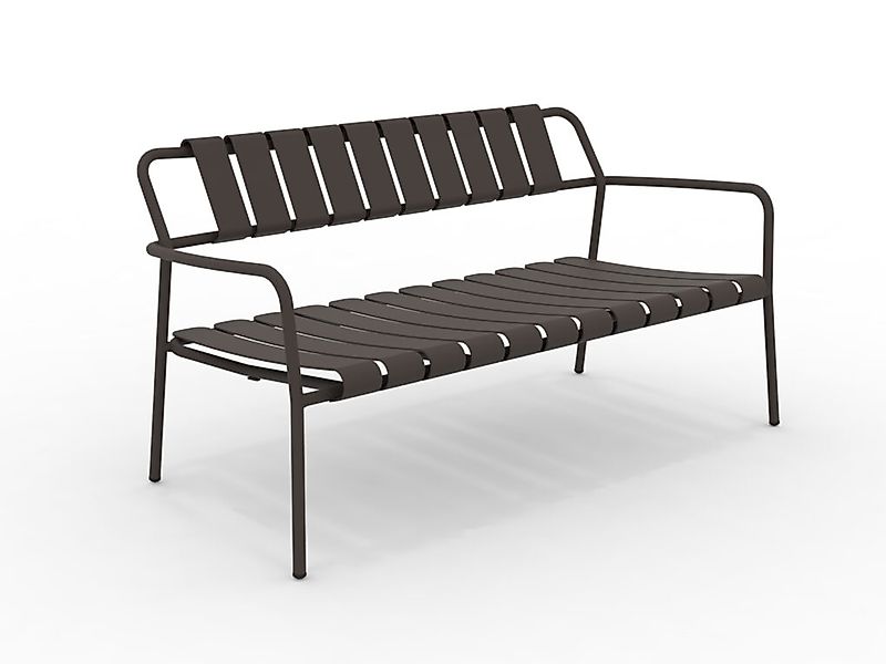 Verdea 2-Sitzer Gartenbank aus Aluminium bronze günstig online kaufen