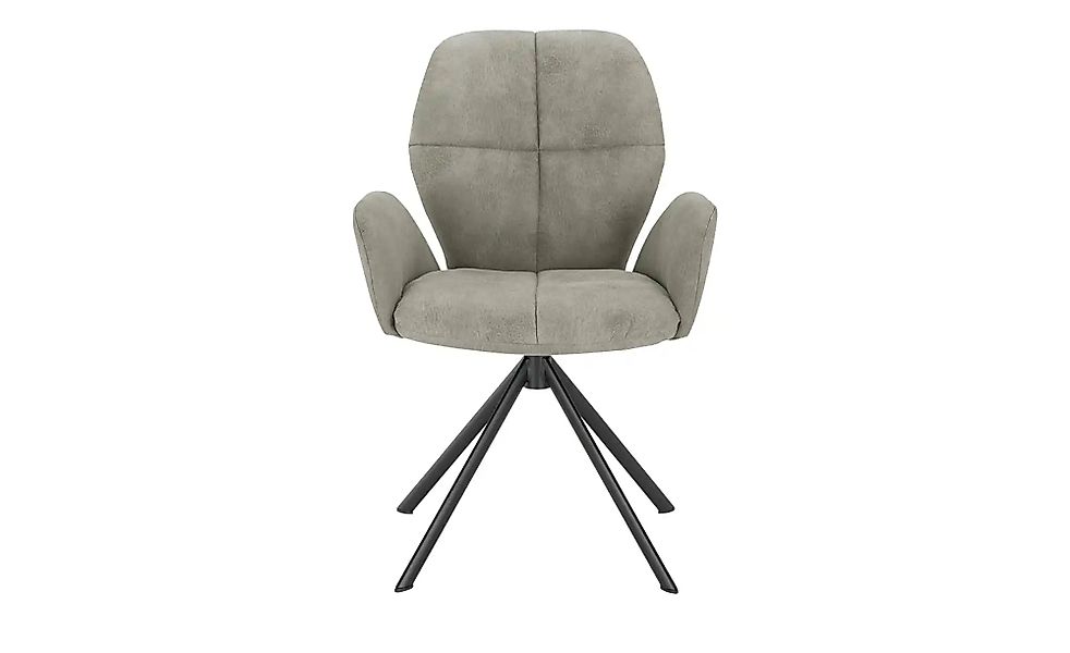 Wohnwert Polsterstuhl  Luisa ¦ grau ¦ Maße (cm): B: 62 H: 90 T: 60.0 Stühle günstig online kaufen