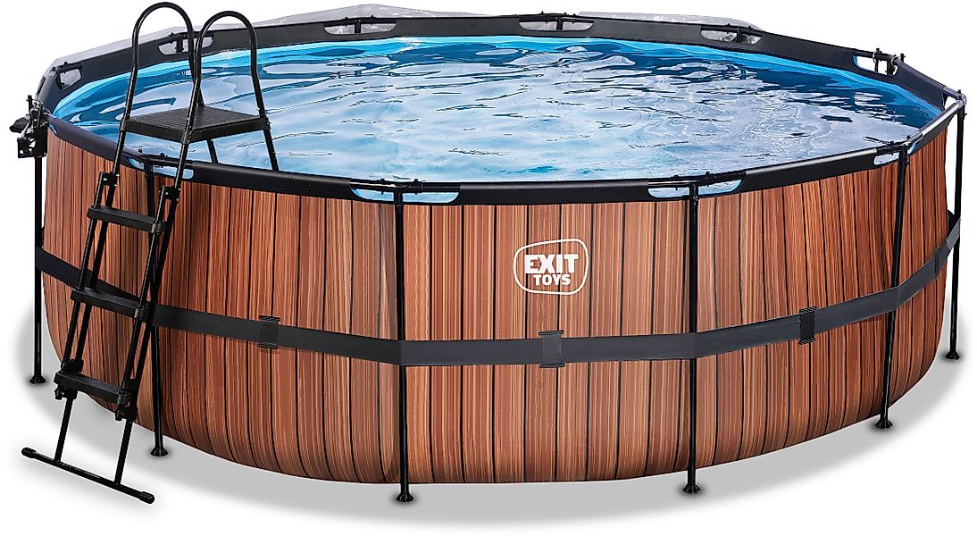 EXIT Framepool "Wood Pool øxH: 427x122cm" günstig online kaufen