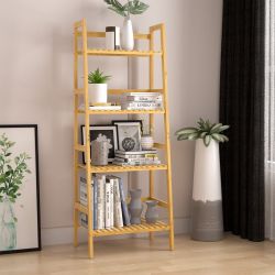 Casaria Standregal, Bambus 4 Ebenen 123x48x32cm günstig online kaufen