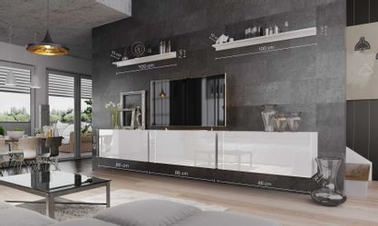 Fun Möbel Wohnwand Mediawand Wohnwand - günstig online kaufen