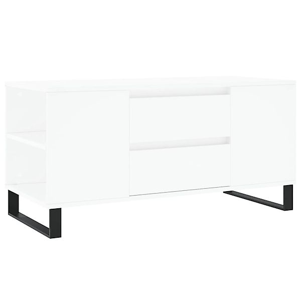 vidaXL Couchtisch Weiß 102x44,5x50 cm Holzwerkstoff 831004 günstig online kaufen