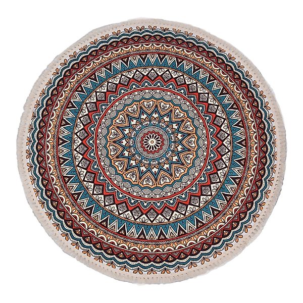 Sunicol Teppich Vintage Quaste Marokko Rund günstig online kaufen