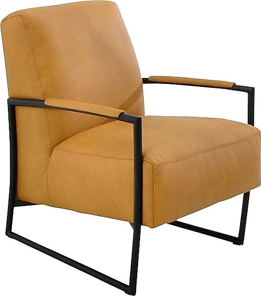 K+W Komfort & Wohnen Cocktailsessel, mit bezogenen Armlehnen, Gestell in Me günstig online kaufen