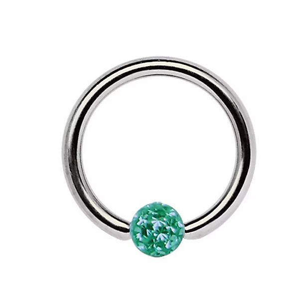 Adelia´s Dehnschnecke "Piercing  Ohrpiercing", Titan Piercing Ring mit Feri günstig online kaufen