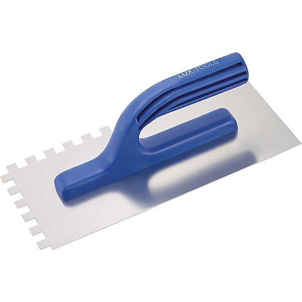 LUX-TOOLS Glättekelle 270 mm mit Zahnung 10 mm x 10 mm günstig online kaufen