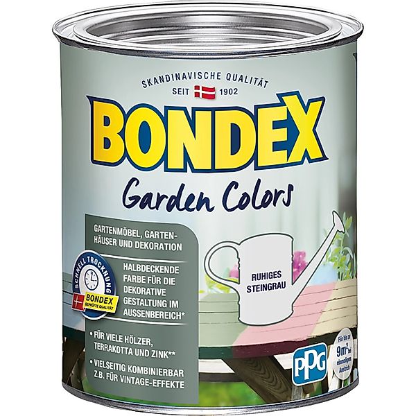 Bondex Garden Colors Ruhiges Steingrau 750 ml günstig online kaufen