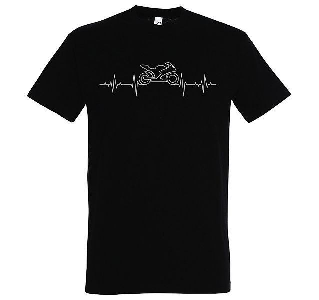 Youth Designz Print-Shirt Heartbeat Motorrad Herren T-Shirt mit modischem B günstig online kaufen