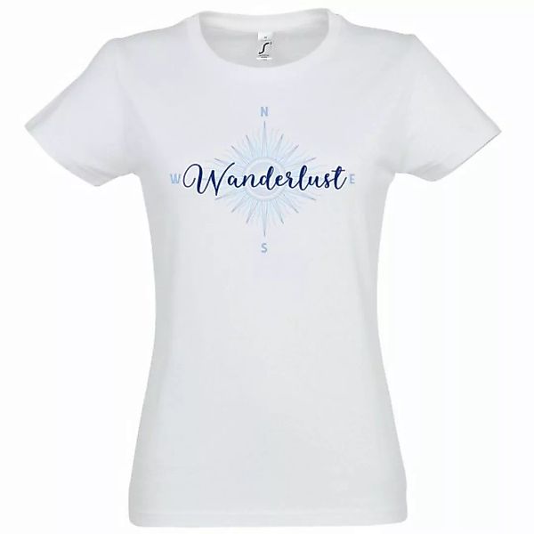 Youth Designz T-Shirt Wanderlust Damen Shirt mit trendigem Frontprint günstig online kaufen