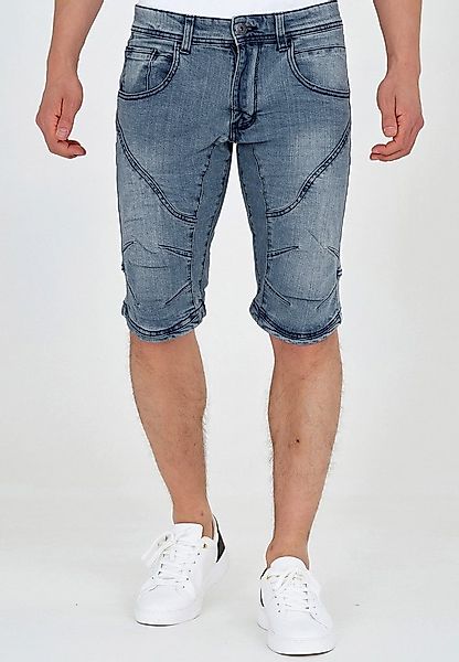 Indicode Jeansshorts Herren Leon Jeans Shorts Herrenshorts Denimshorts mit günstig online kaufen