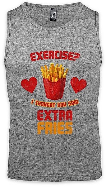 Urban Backwoods Tanktop Extra Fries Ärmelloses T-Shirt Pommes Exercise Frit günstig online kaufen
