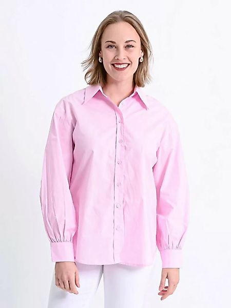 MODAFEIN Hemdbluse Hemdbluse Modena Langarm Rosa günstig online kaufen