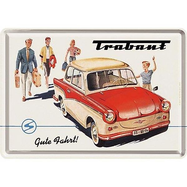 Nostalgic-Art Blechpostkarte - Trabant - Trabant Gute Fahrt günstig online kaufen