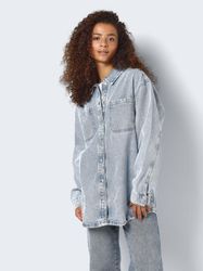 Noisy may Jeansbluse NMALVA L/S DENIM günstig online kaufen