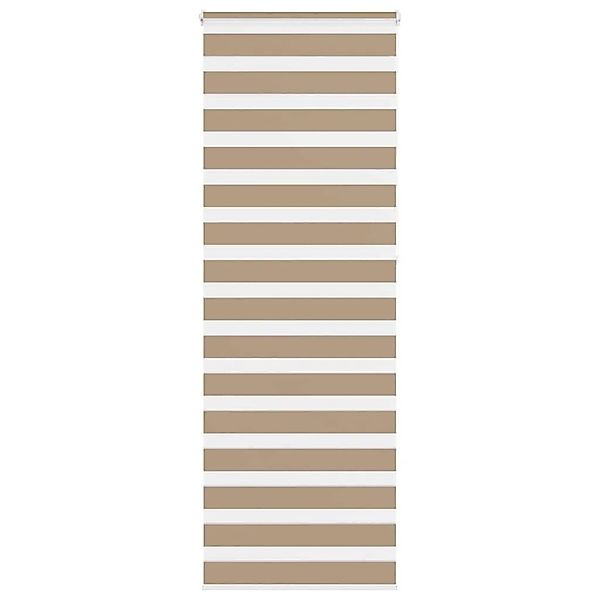 vidaXL Doppelrollo Sandbraun 90x230 cm Stoffbreite 85,9 cm Polyester 401459 günstig online kaufen