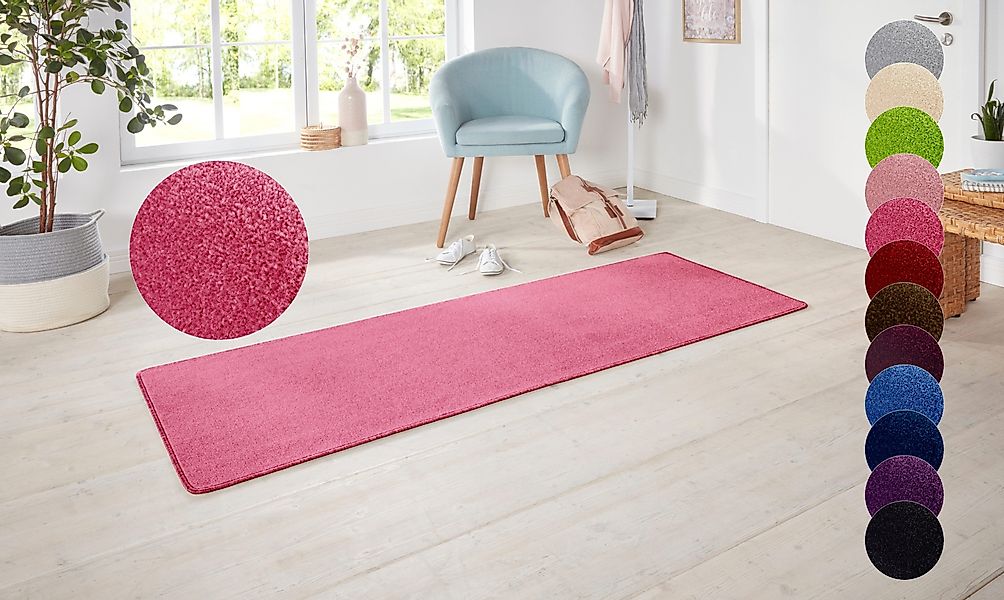 HANSE Home Teppich "Shashi" rechteckig 8,5 mm Höhe Kurzflor, Unifarben, Läu günstig online kaufen