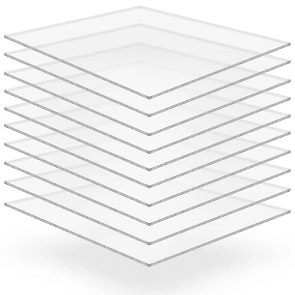 Klare Acrylglasplatten 10 Stk. 40×60 Cm 4 Mm günstig online kaufen