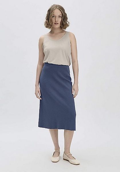 Hessnatur Strickrock Midi Regular aus reiner Bio-Baumwolle (1-tlg) günstig online kaufen